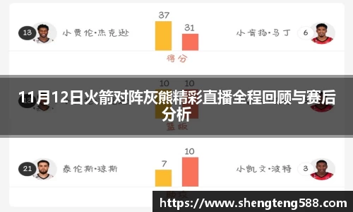 11月12日火箭对阵灰熊精彩直播全程回顾与赛后分析